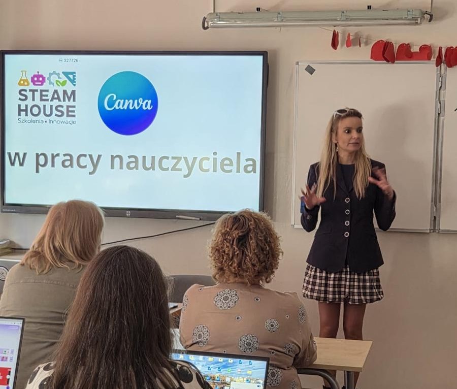 Canva od podstaw do PRO i AI – szkolenie dla nauczycieli i dyrektorów