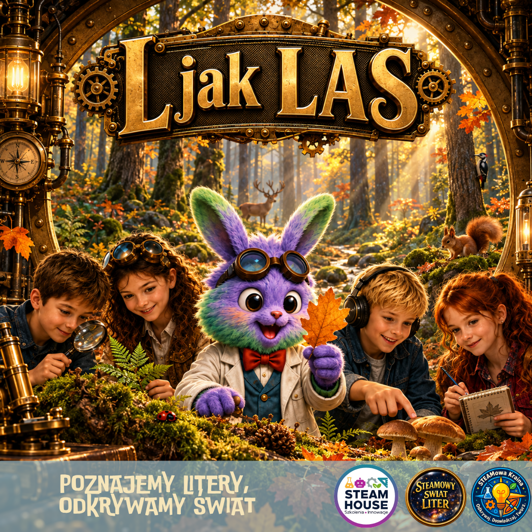 L jak LAS – materiały do nauki litery L przez przyrodnicze odkrywanie | 34 strony PDF