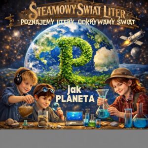 P jak PLANETA – materiały do nauki litery P  i odkrywanie naszej planety | 20 stron PDF